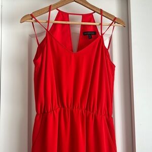 red dress